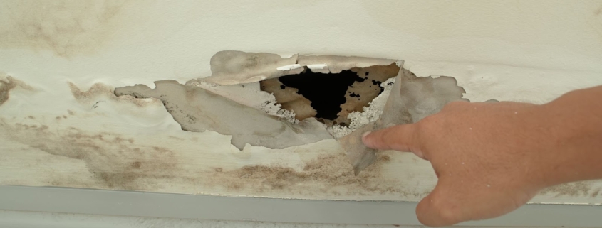 Ceiling water damage