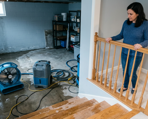 How to Clean Up Flooded Basement Floor After Aspen Flooding | Water Damage Cleanup & Restoration Company in Aspen | Helpers