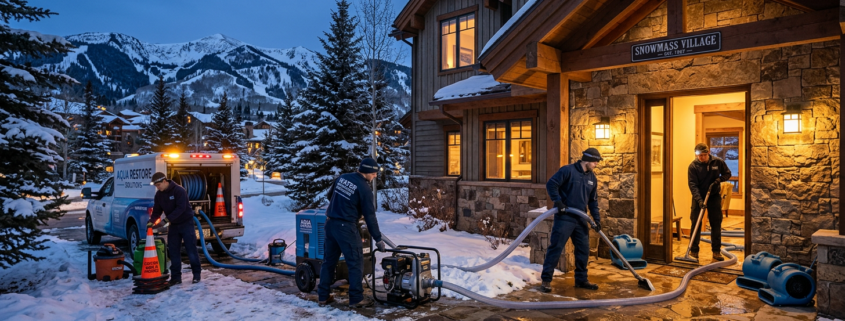Emergency Water Cleanup Snowmass Village: 24/7 Local Help | Water Damage Cleanup & Restoration Company in Aspen | Helpers